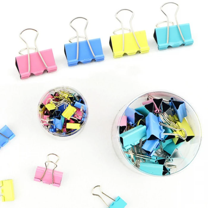 คลิปสีพลาสเทล BINDER CLIPS 15 มม.NO.9506