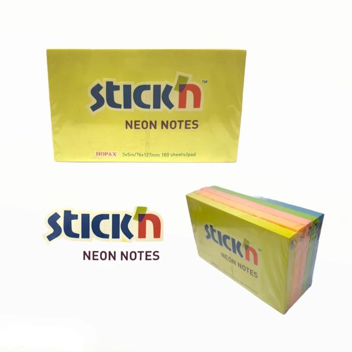 โพส-อิท Stick'n 3X5/76X127mm.