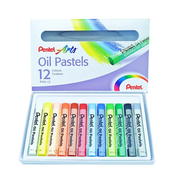 สีชอล์ก Pentel  12  สี