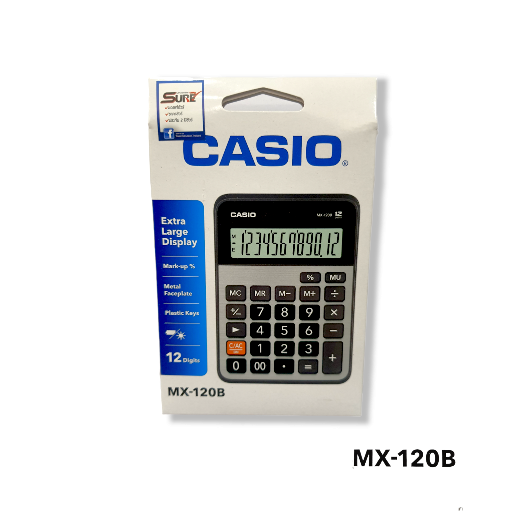 เครื่องคิดเลข CASIO รุ่น MX-120B