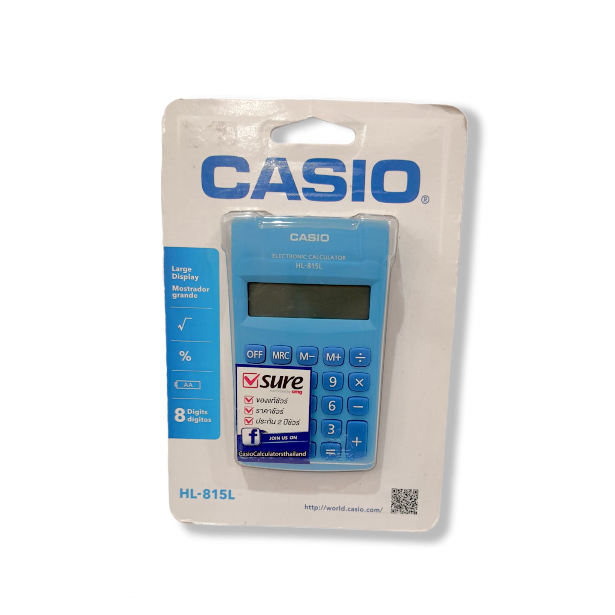 เครื่องคิดเลข CASIO รุ่น HL-815L