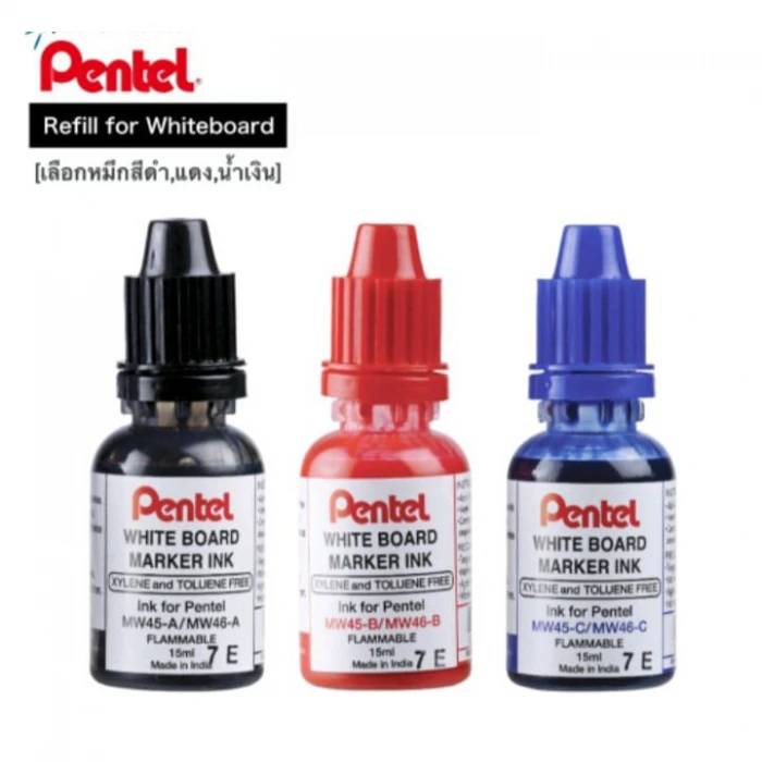 น้ำหมึกเติมปากกาไวท์บอร์ด Pentel