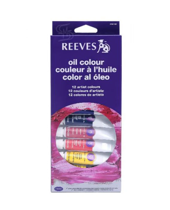 สีน้ำมัน ชุด 12 สี 10 มล. Reeves