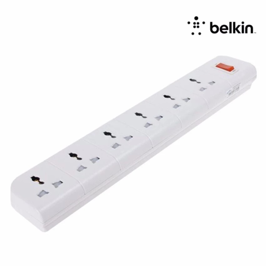 ปลั๊ก belkin 6 ช่อง 1 สวิท  2.5 เมตร